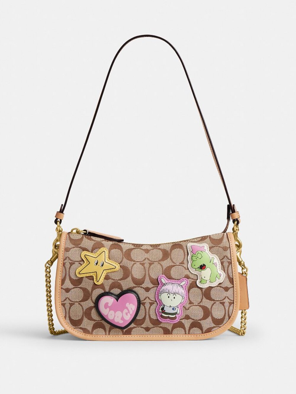 Coach Outlet Coach | Brain Dead Waverly Bag In Signature Jacquard With Patches